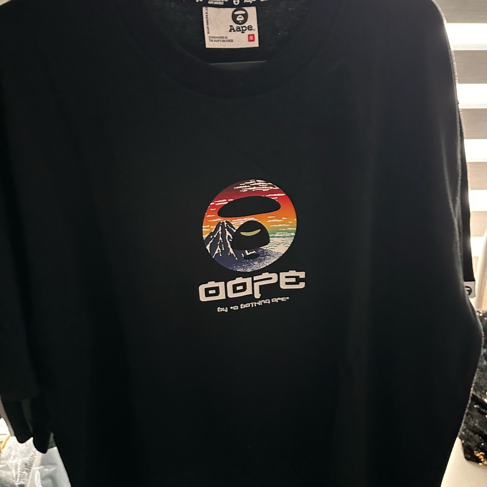 Aape Black Short Sleeve Tee